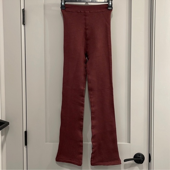 Urban Outfitters Pants - Urban Outfitters Out From Under Felicity Waffle Knit Flare Pants XS /S
